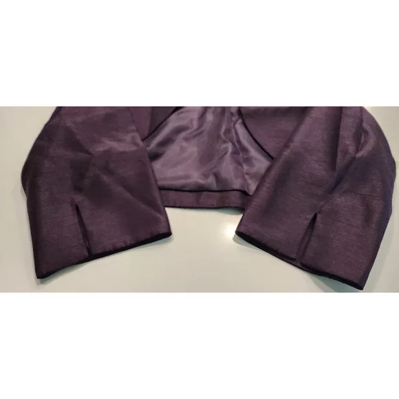 Jessica Howard Formal Evening Gown Dress & Jacket Women's 6 Eggplant Purple - Picture 11 of 16